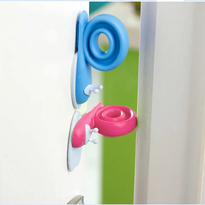 

3pcs Rotating Door Stopper Windproof Anti-door Clip Baby Safety Door Stop Environmentally Friendly Door Stop Protection Products