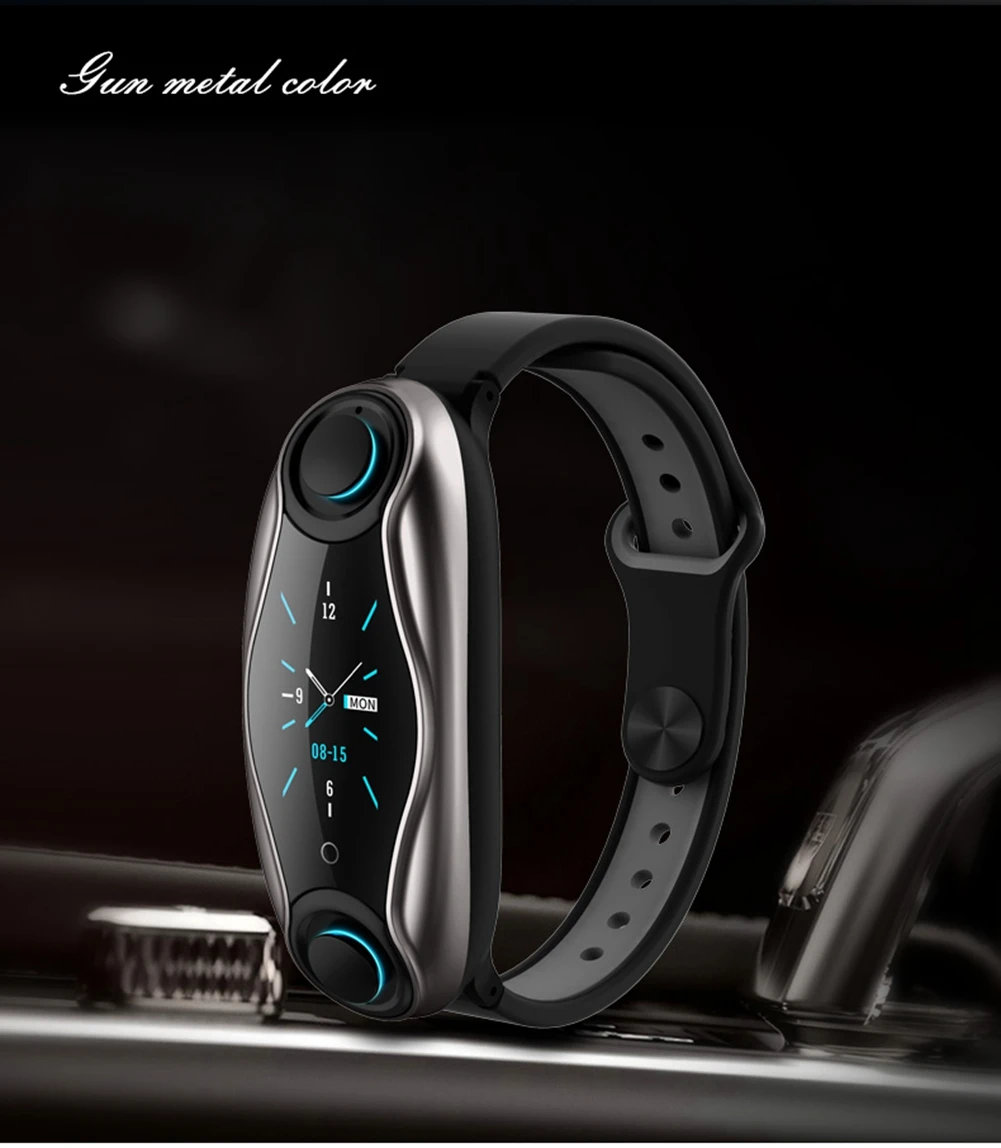 LEMFO LT04 Smart Watch with Wireless Headphones Bluetooth 5.0 Blood Pressure BT calls Smart Watches For Men Women Presale