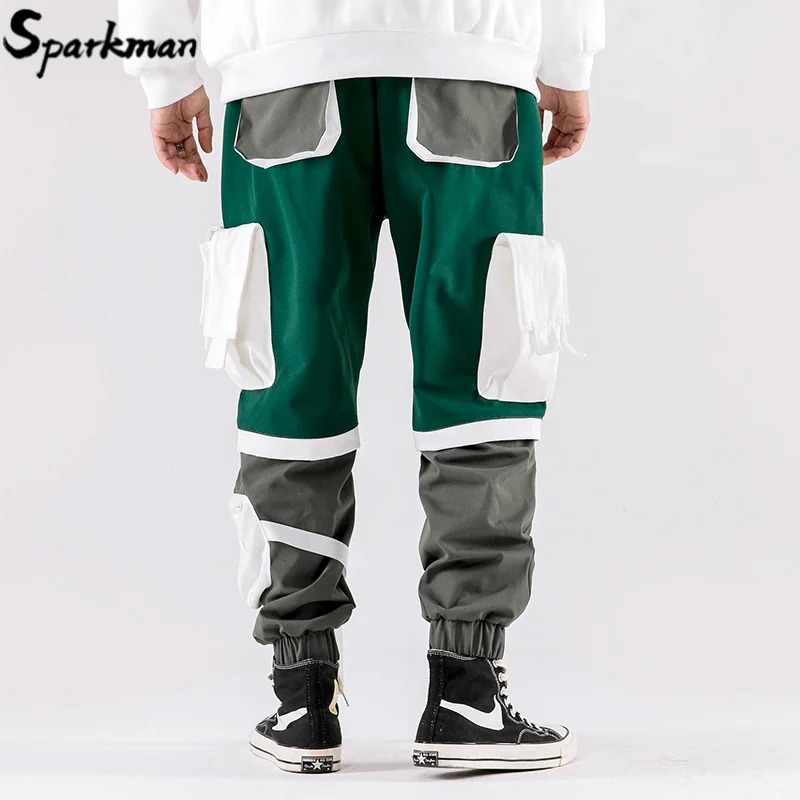 Мужские брюки карго в стиле хип хоп с несколькими карманами 2019 Харадзюку