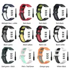 Силиконовый ремешок для Huawei Watch Fit, двухцветный водонепроницаемый силиконовый браслет для Huawei Watch Fit, сменный Браслет Для Huawei