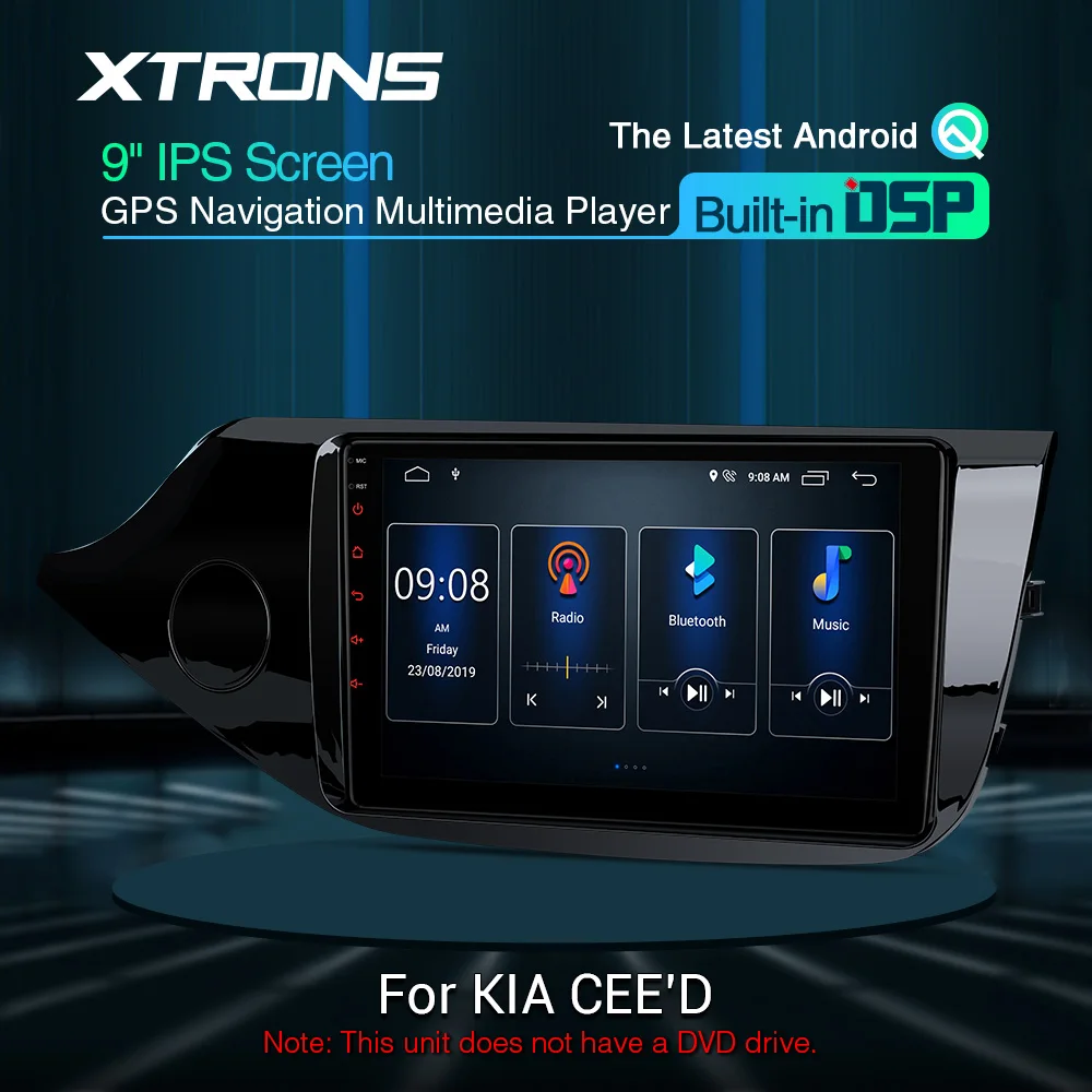 XTRONS 9 ''IPS DSP новейший Android автомобильный мультимедийный стерео плеер для Kia Cee