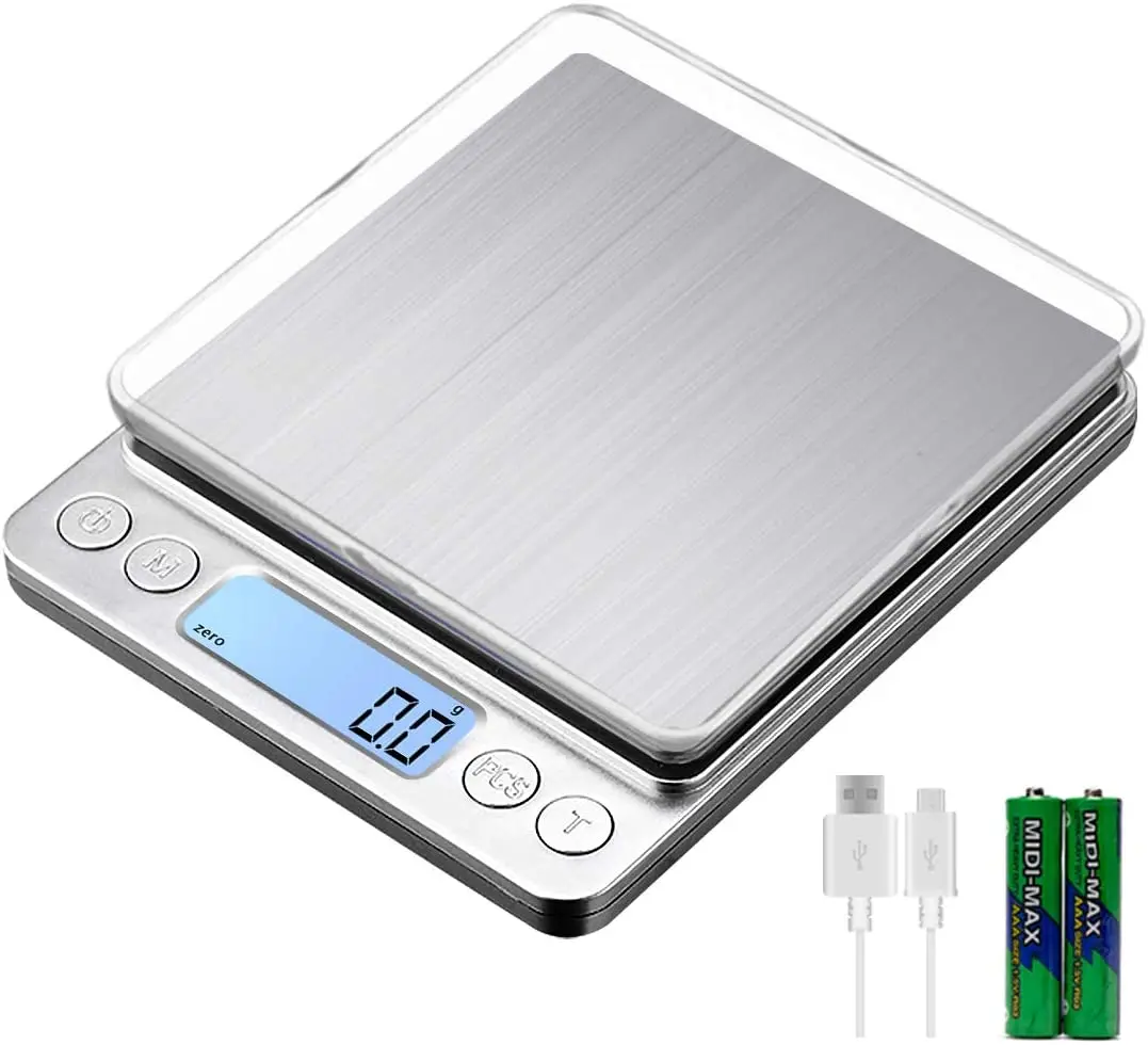 

2kg/0.01g 3kg/0.1g LCD Portable Mini Electronic Digital Scales Pocket Case Postal Kitchen Food Scale Jewelry Scale Weight Scale