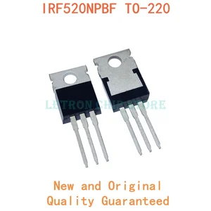 10pcs IRF520NPBF TO-220 IRF520N F520N TO220 MOSFET N-CH 100V 9.7A original and new IC
