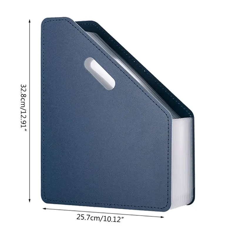 

13 Pockets Desk File Folder Document Paper Organizer Storage Expanding Holder G92E