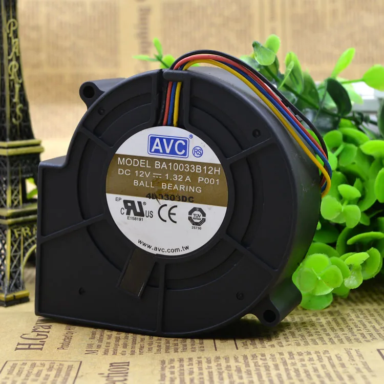 AVC BA10033B12H 12V 1.32A 9 9733 3-проводной 4-проводной подшипник турбонагнетатель | Компьютеры