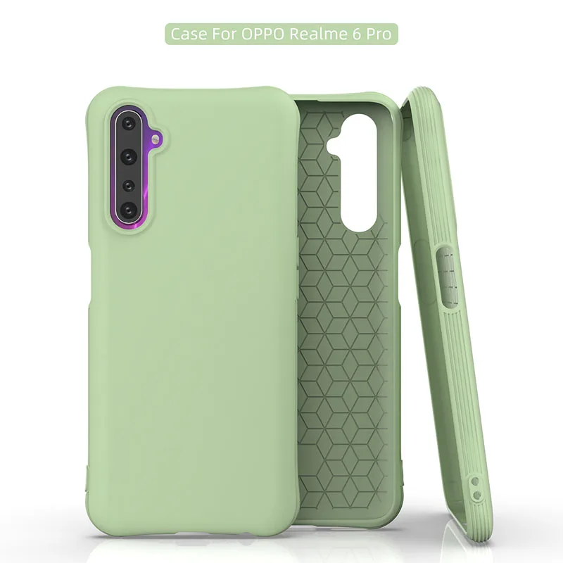 Тонкий матовый чехол для Oppo A52 A72 A92 A83 A1 K5 K3 A5 A12E A3S AX5 AX5S Realme 6 7 Pro 5S 5i X XT XZ C1 C3 на заднюю
