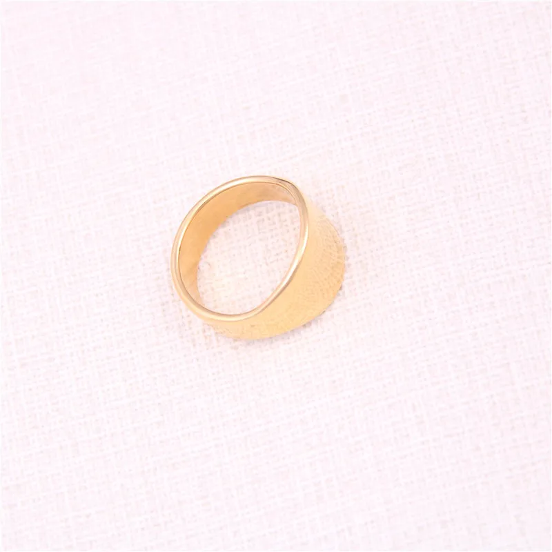 

Joolim High End 18K Gold PVD New Symple Smooth Lasurite Rings for Women Stainless Steel Jewelry Wholesale