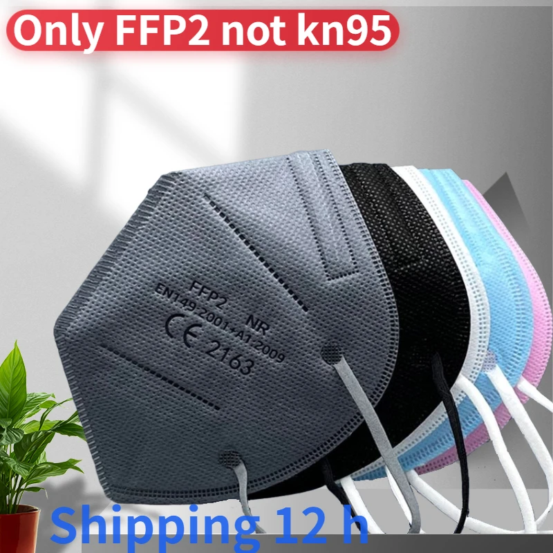 

FFP2 mascarillas Black Kn95 masque noir fpp2 approved mask disposable mouth Face mask ffp2 masks europe ffp2 certified mask