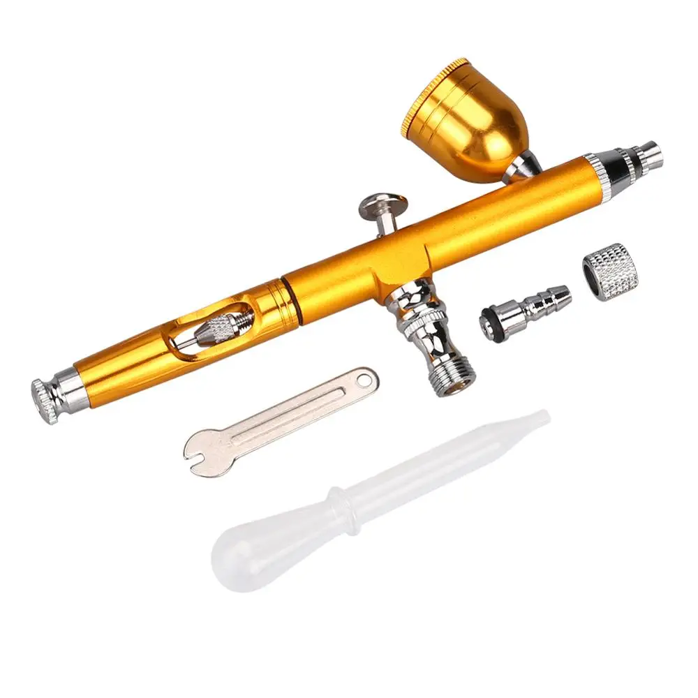 0 3 мм Насадка Пистолет Двойной Аэрограф инструмент действие Гравитация корма для