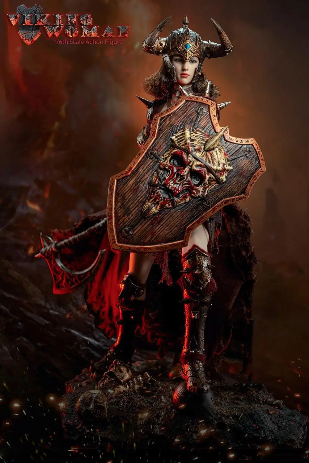 1/6 Scale Action Figure doll Viking Woman Metal Skeleton Seamless Body Female Pirate Model 12&quot Collectible Figures Plastic Toys | Игрушки