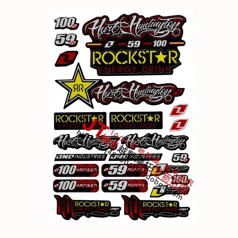 Водонепроницаемый шлем для мотокросса Виниловая наклейка сделай сам 2 шт./лот