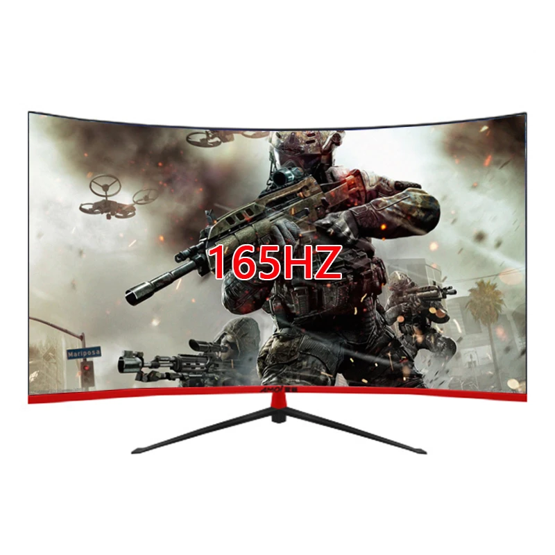 Amoi 27 &quot165 монитор Гц геймера ЖК дисплей изогнутые Экран ПК 1920 × 1080p HD игровой