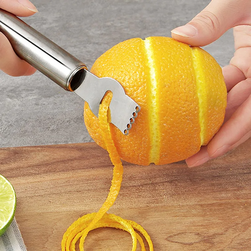 Нож для чистки лимонов из нержавеющей стали зернистая терка Липовая