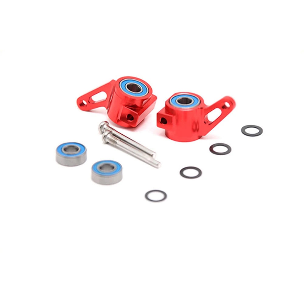 

2pcs/set Aluminum Alloy Front Steering Cup for Slash 2WD RC Car Modification Parts