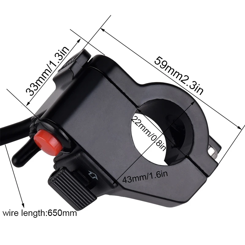 Система управления сигналом поворота на руль мотоцикла 22 мм | Автомобили и