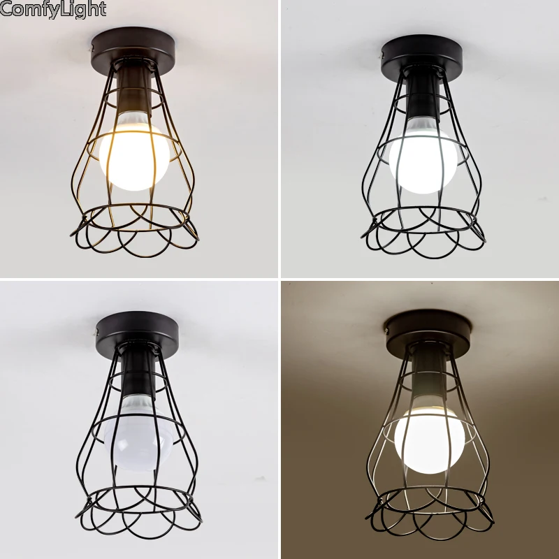 

Minimalism Black Vintage Ceiling Light Home Loft Desginer Lighting Fixtures Atelier Bedroom Led Foyer Kitchen Bar Cafe Coffee