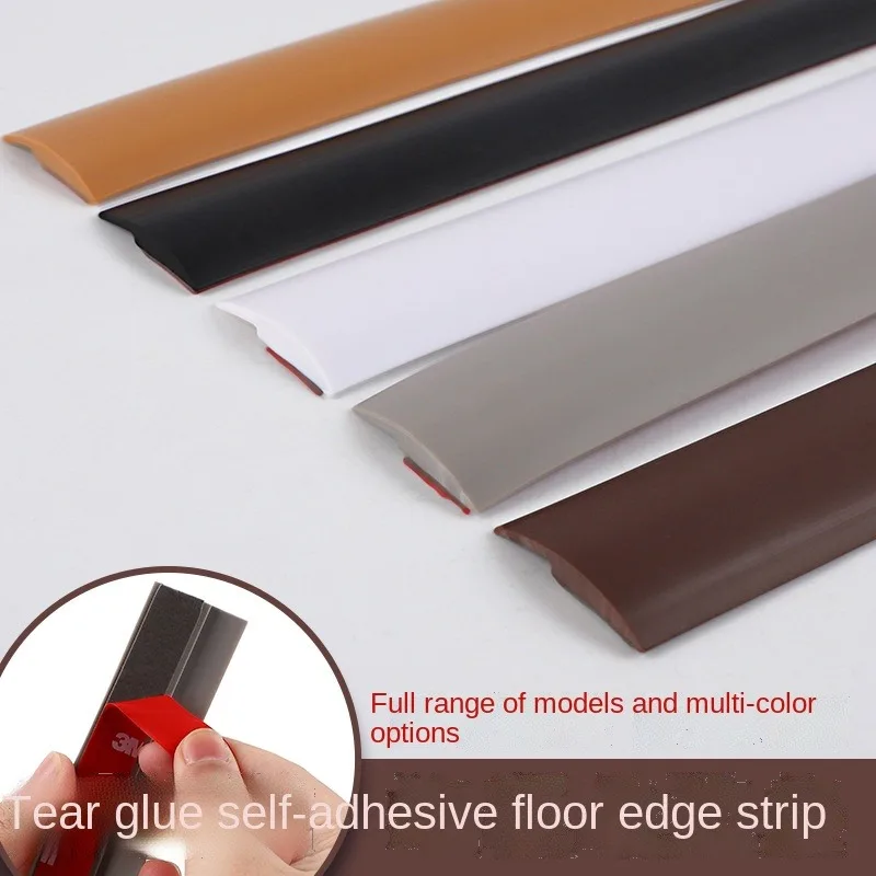 

PVC Floor Edging Sealing Strips Water Baffle Gap Window Seal Rubber Glass Door Weatherstrip Bath Screen Home Hardware Accessorie