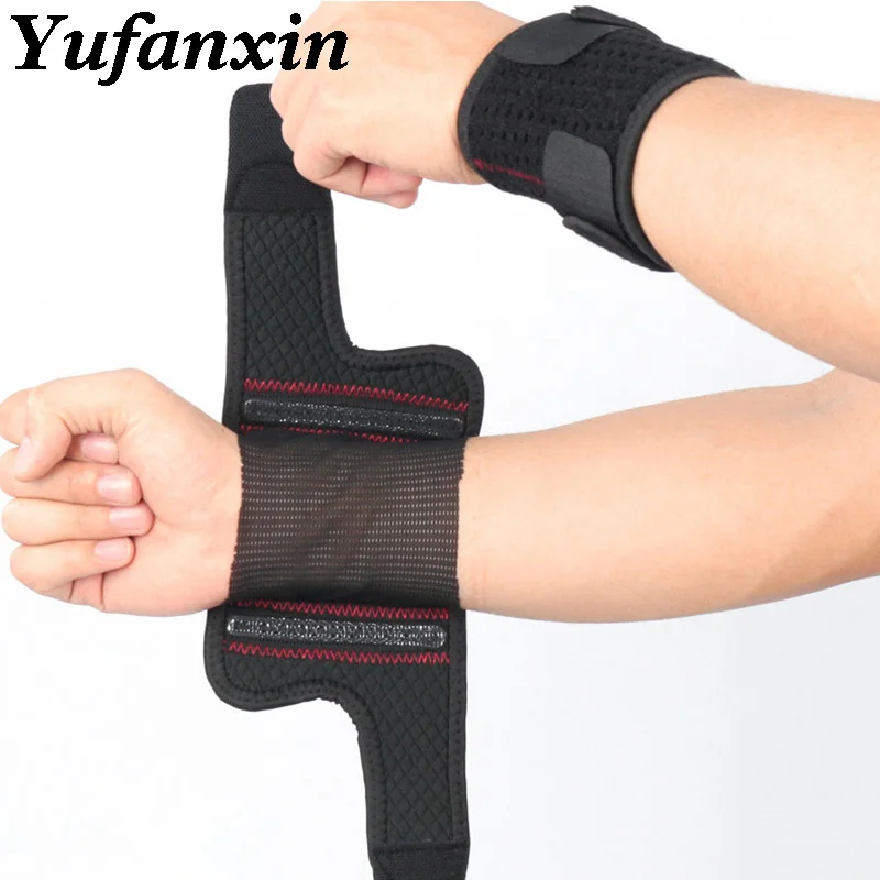 Спортивный ремешок на запястье весенний браслет регулируемый поддерживающий