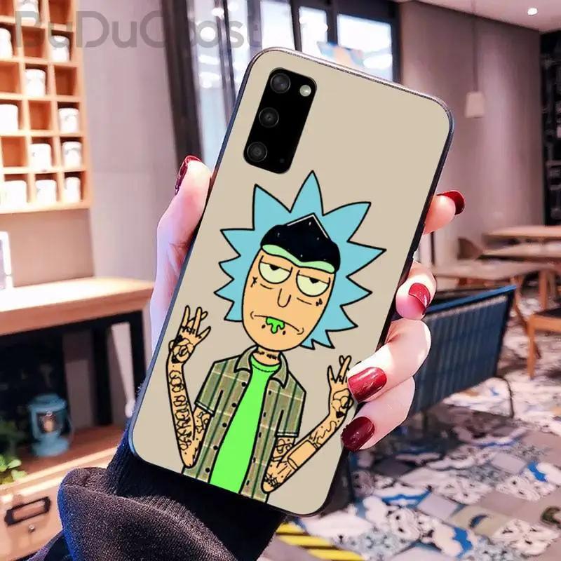 

Cartoon TV Rick Morty Phone Case for Samsung Galaxy S10 Plus S10E S6 S7 edge S8 S9 Plus S10lite S20 Plus S20 Ultra