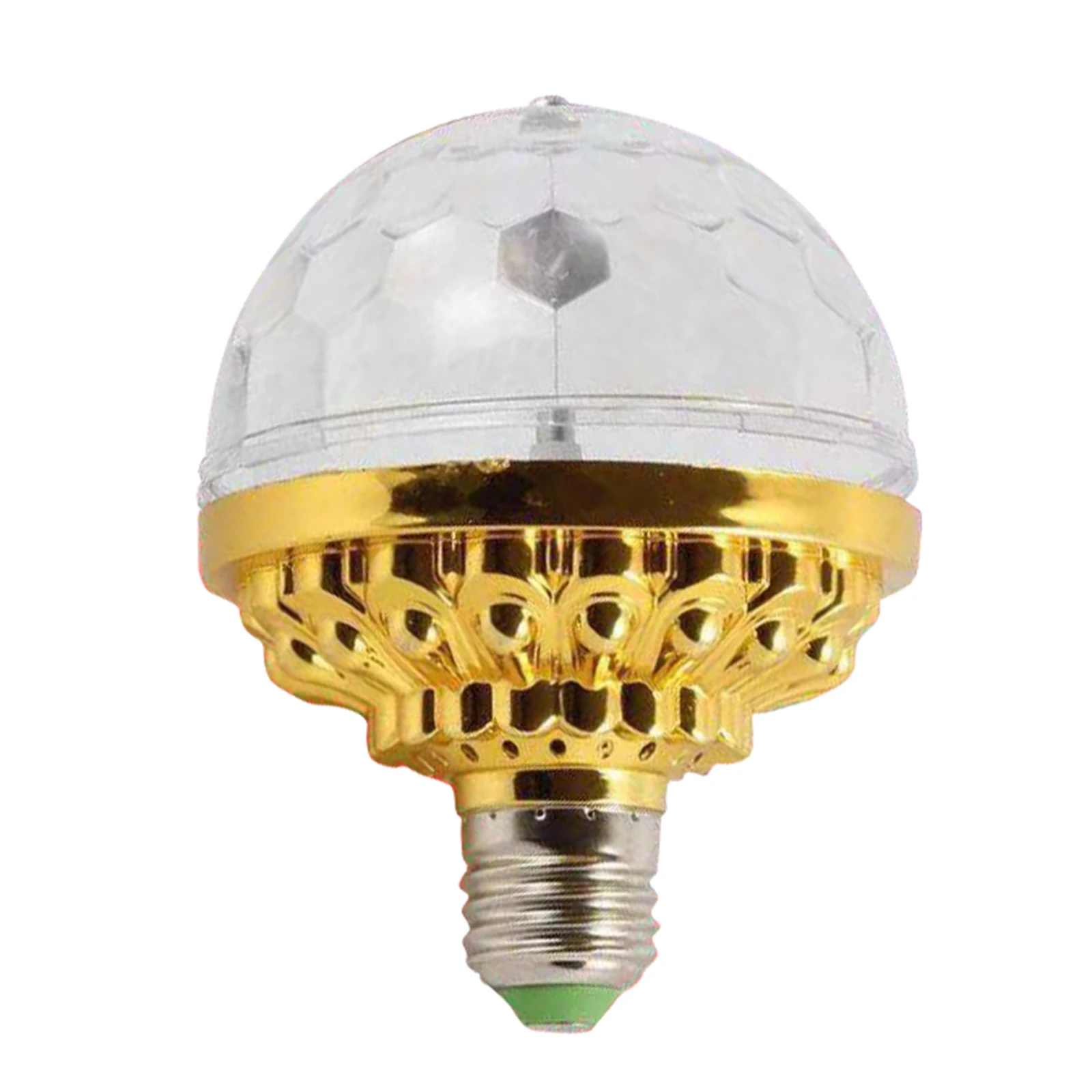 

Rotating Crystal Ball Light Bulbs E27 Socket Club Bar Home Decoration Light