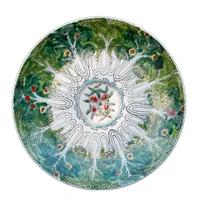 jingdezhen antique qianlong hand painted chinese cabbage porcelain plate home furnishings collection