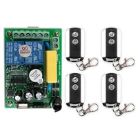 wireless rf remote control light switch 10a relay output radio ac 220v 2 ch channel 2ch receiver module transmitter