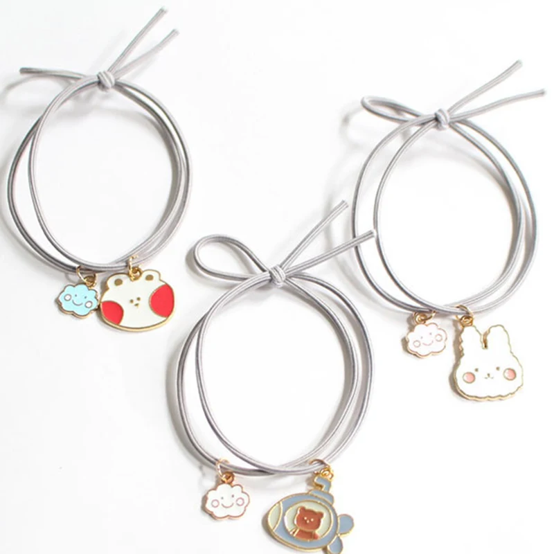 

Cloud Hair Bands Rabbit Scrunchies Rope Elastic Hair Rubber Bands Hair Gums For Woman Girls Ponytail Holder Hair Accessories