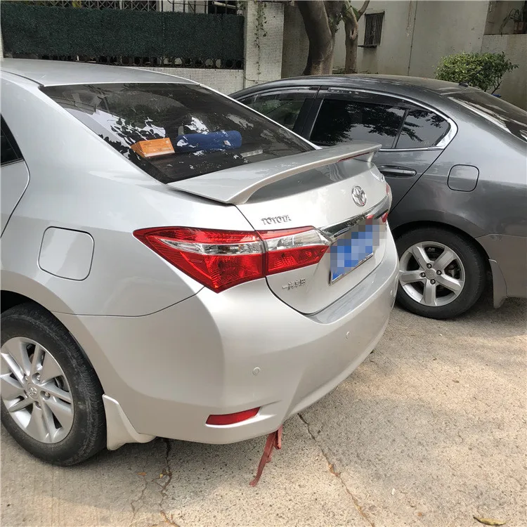 Спойлер для TOYOTA Corolla 2012-2016 высококачественный спойлер из АБС-пластика заднего
