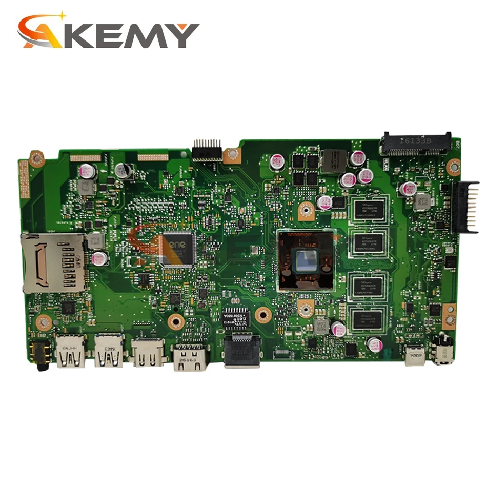 akemy x540sa laptop motherboard for asus vivobook x540sa x540saa original mainboard 8gb ram n3710n3700 free global shipping
