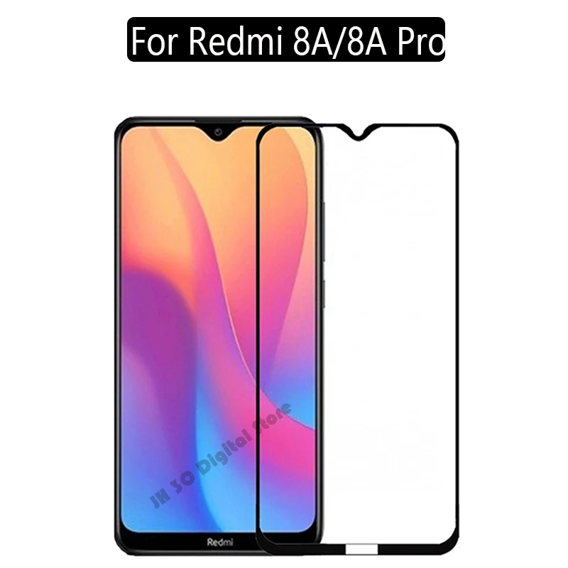 Закаленное стекло для Xiaomi Redmi 8A Pro 8 защита экрана с полным покрытием Премиум