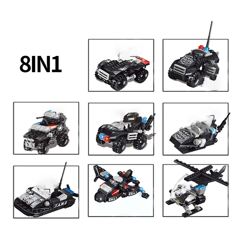 493 шт. Детский конструктор Городская полиция | Игрушки и хобби