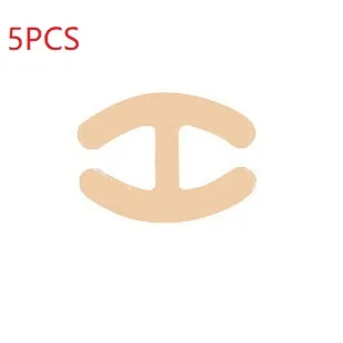 slip set 5 шт./партия, пластиковый нескользящий бюстгальтер на бретельках, Женская эластичная бретелька бюстгальтера, Нескользящие аксессуары, противоскользящая пряжка - Цвет: slip set