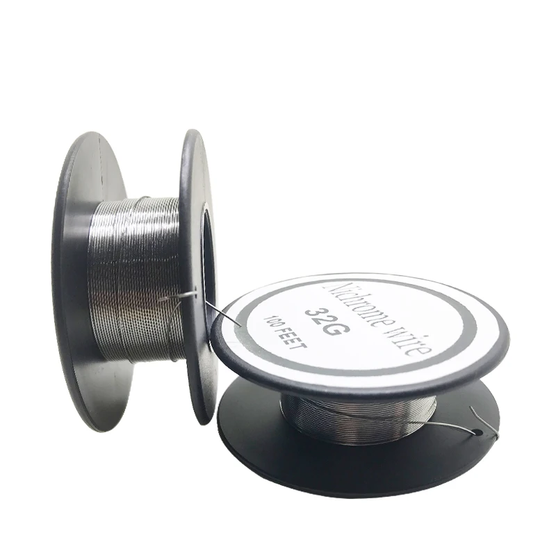 Теплопроводность 32 GA 100 FT/roll нагревательный провод 0 2 мм для RDA RBA никель римский