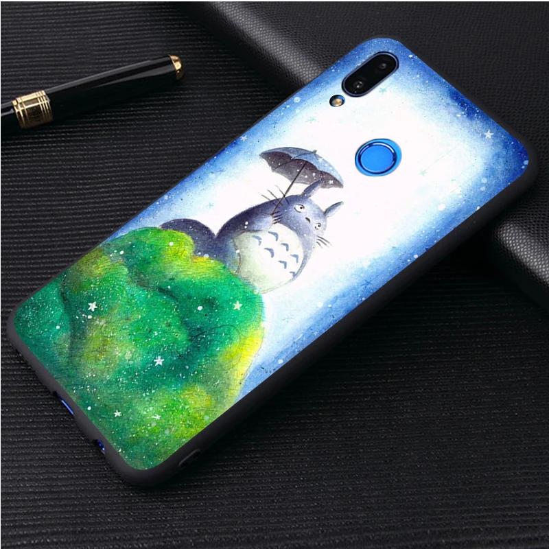 Черный силиконовый чехол для телефона My Neighbor Totoro honor 30 20 Pro 8 8X 9 10 Lite Mate