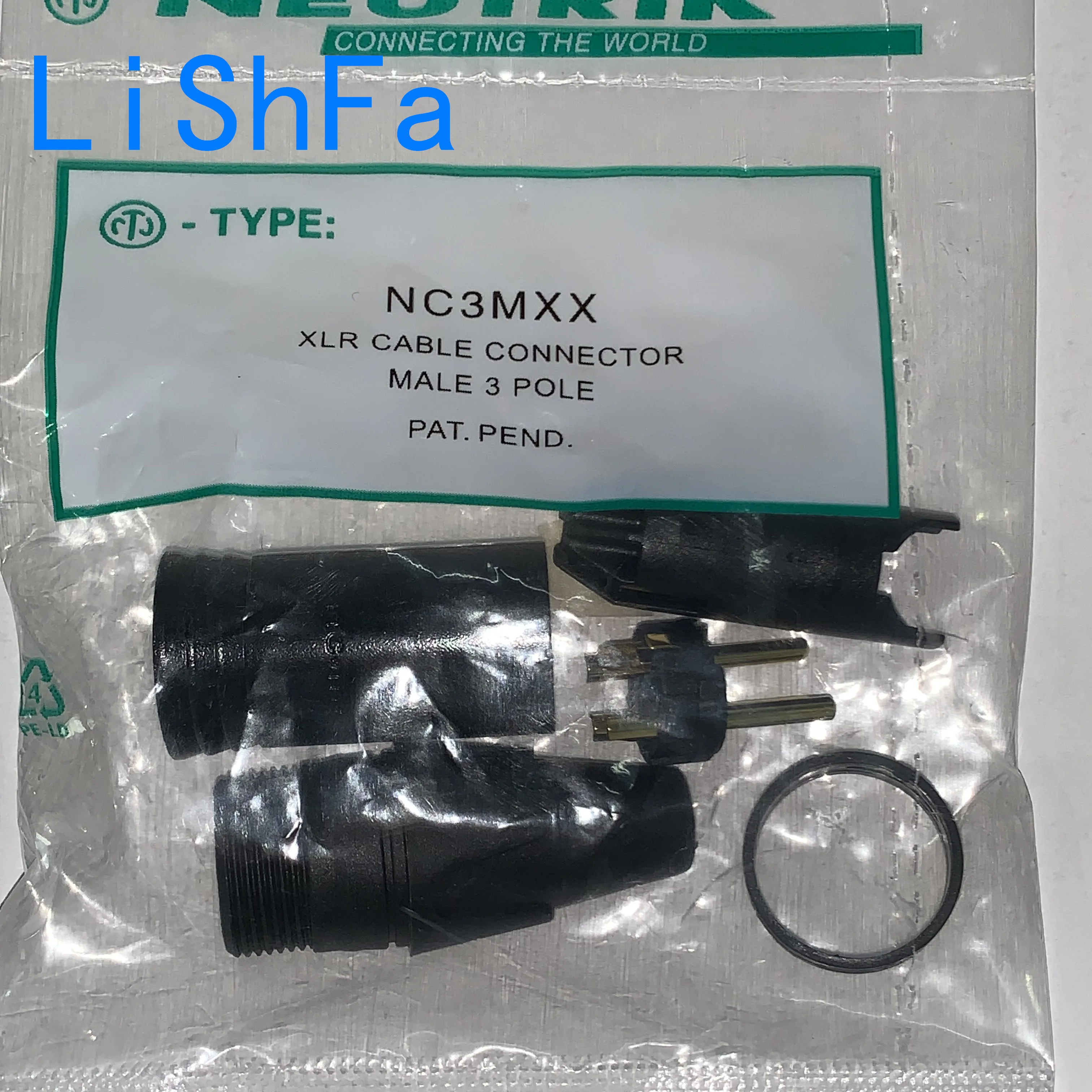 

10 шт./лот позолоченные черные штекеры 5 шт. NC3MXX и 5 шт. NC3FXX