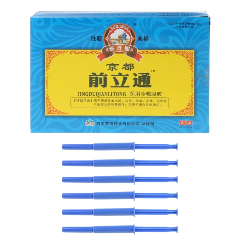 6 шт./компл. натуральный травяной предстательной железы антибактериальный гель