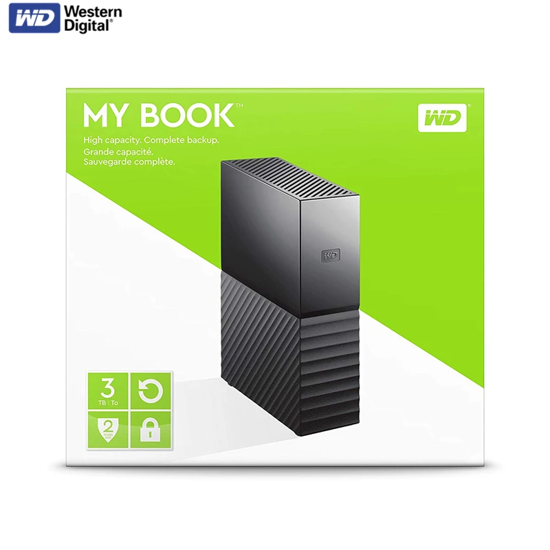 Внешний жесткий диск Western Digital My Book 4 ТБ 6 8 12 3 5 дюйма WD HDD USB 0/256 бит оборудование для