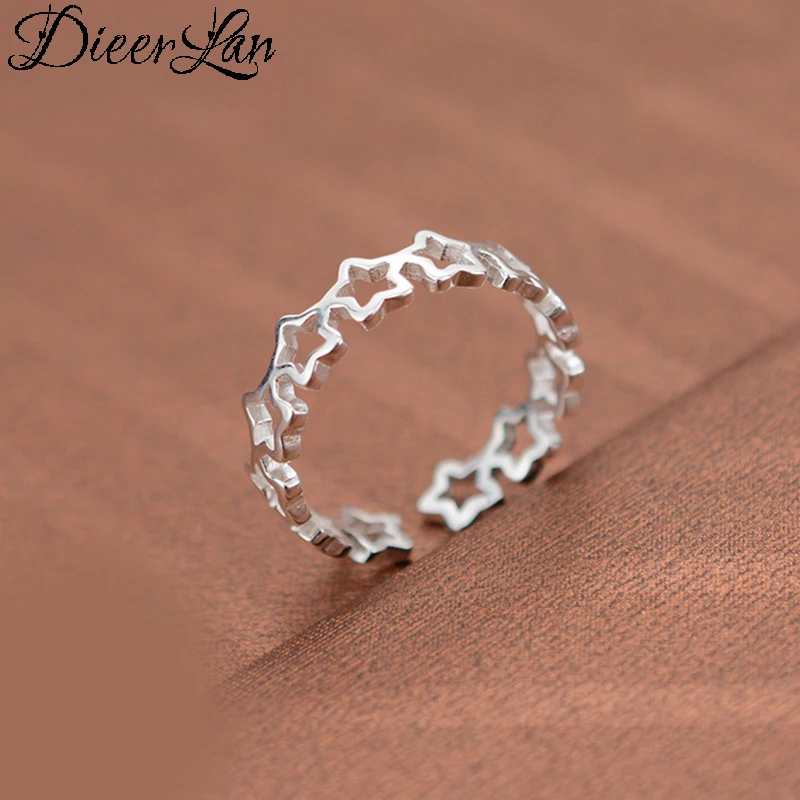 Женское Винтажное кольцо из серебра 925 пробы в виде звезды | Украшения и