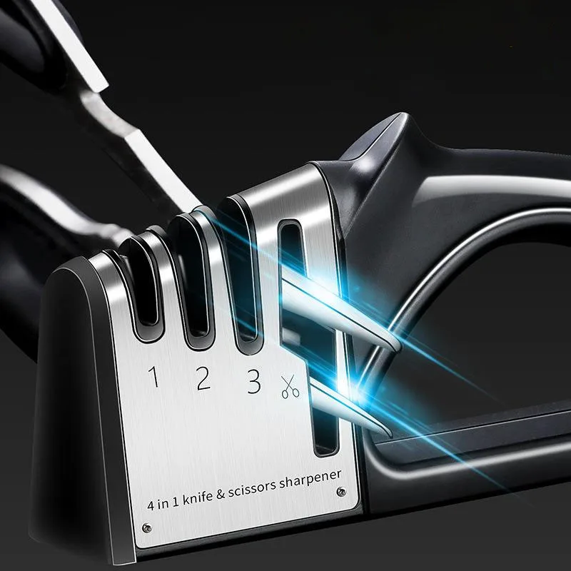 Точилка для ножей профессиональный 4 этапный камень заточки лезвий брусок Spyderco