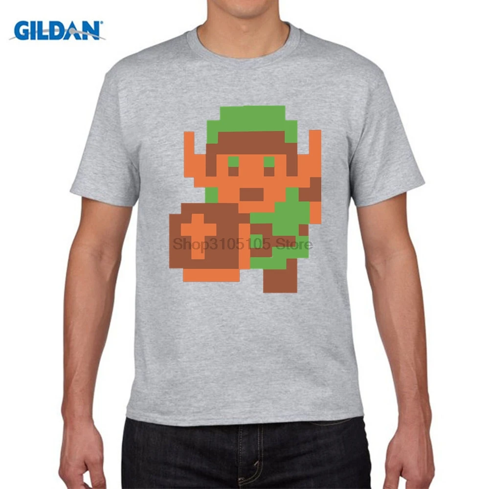 Забавная Мужская футболка Zelda Link The Ledgend of Пиксельная skyard Sword Triforce| |
