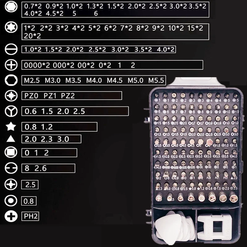 115pcs screwdriver screwdriver set mobile phone repair multifunctional hand tool precision instrument electronic diy kit bit free global shipping