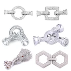 Juya DIY натуральный камень жемчужные для изготовления украшений аксессуары принадлежности ручной работы декоративный соединитель застежки