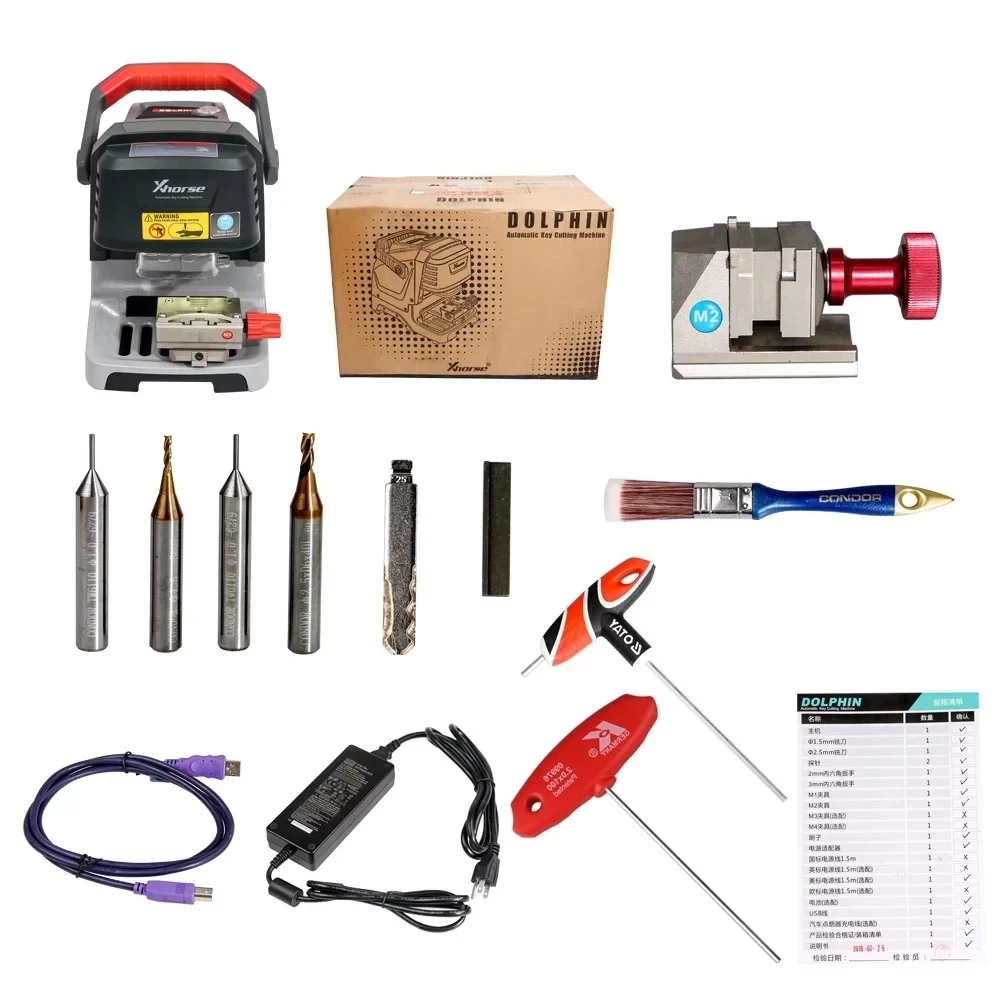 

Xhorse Condor Dolphin XP005 Key Cutting Machine Works on Phone Application with 1pc free VVDI mini key tool