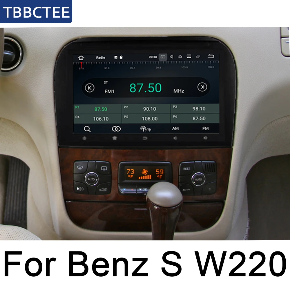 Автомагнитола для Mercedes Benz S Class W220 1995 ~ 2005 NTG Android мультимедийный видеоплеер авто
