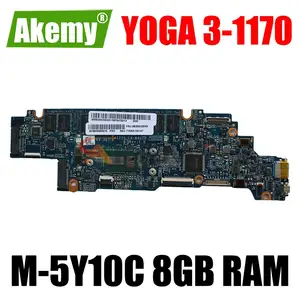 for lenovo yoga 3 1170 yoga 3 11 laptop motherboard with sr23c m 5y10c cpu 8gb ram aizy0 la b921p 5b20h33238 100 test free global shipping