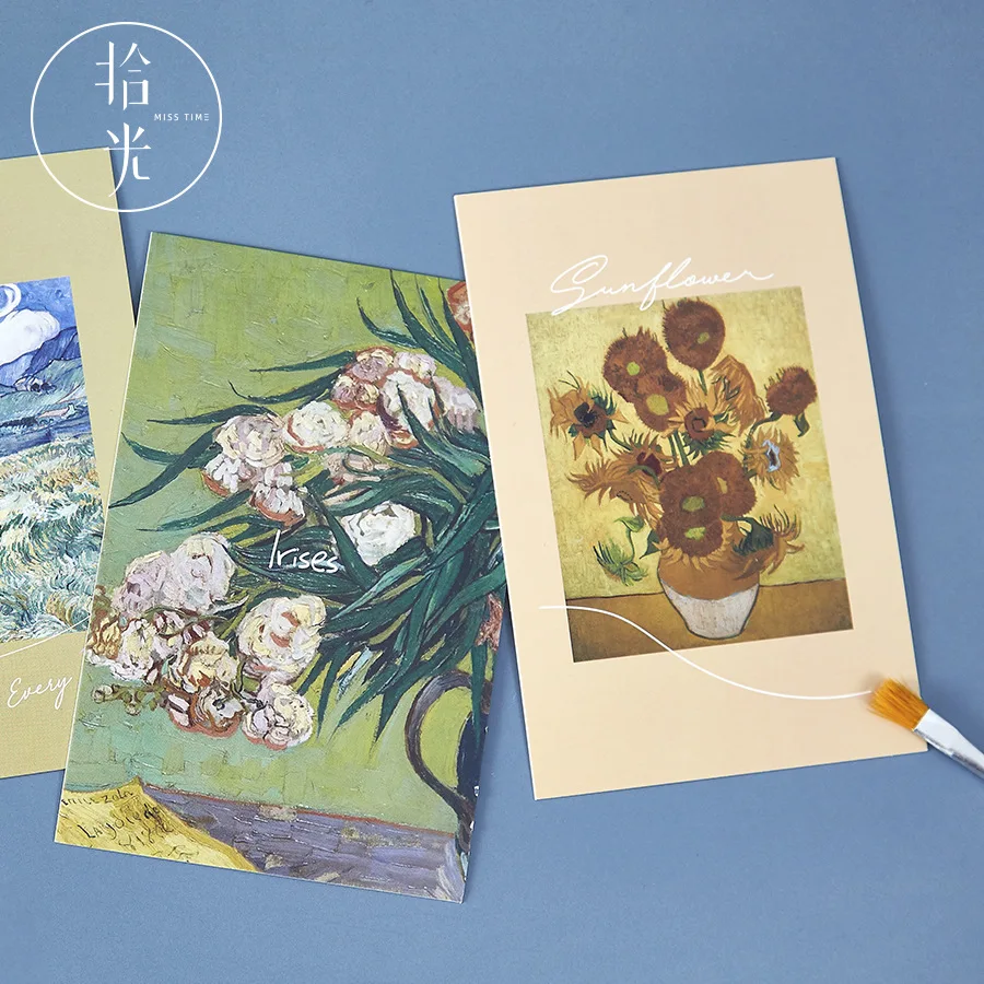30 листов серии впечатлений Ван Гога открытка картина маслом поздравительные