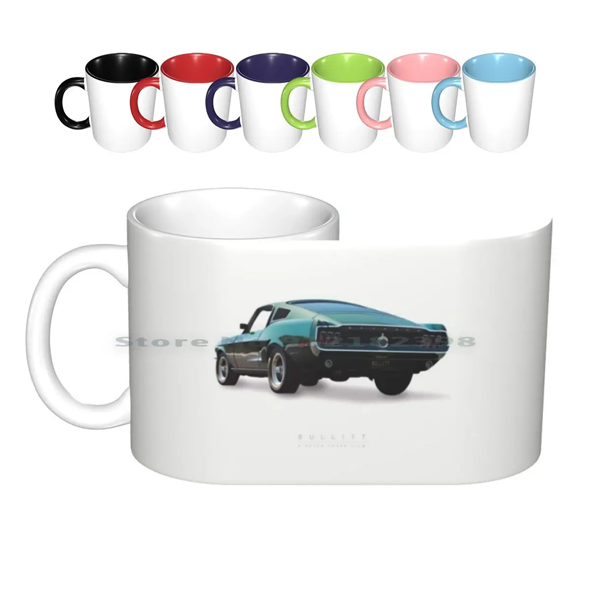 

Bullitt-альтернативный кинопостер, керамические кружки, кофейные чашки, Кружка для молока и чая, Bullitt фильм Bullitt, художественный Bullitt