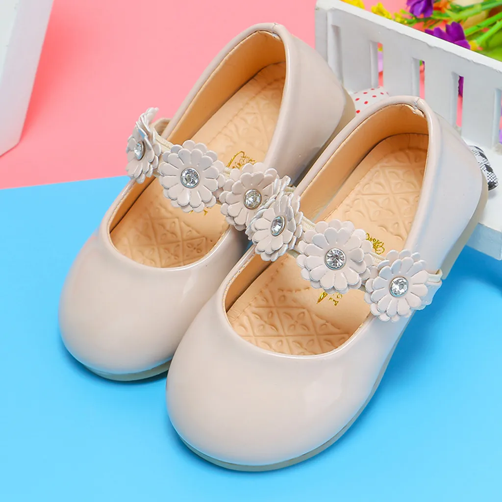 Kids Shoes For Girl Princess Toddler Infant Baby Flowers Single Sandalias Flat Girls Sneakers Zapatos De Nina | Детская одежда и