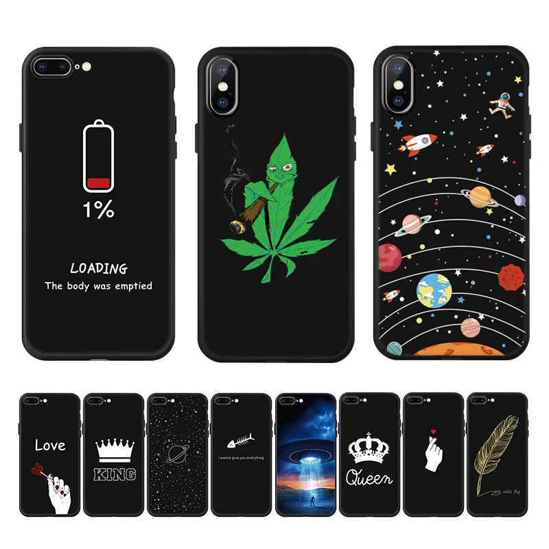 Силиконовые чехлы для iphone 5 6 S SE 5S 8 7 Plus X 10 Xs Max XR XS мягкий чехол из ТПУ с узором iPhone 11