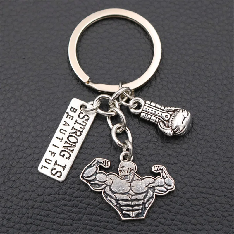 Креативный брелок из металла Вдохновляющие страсть в виде анха Фитнес